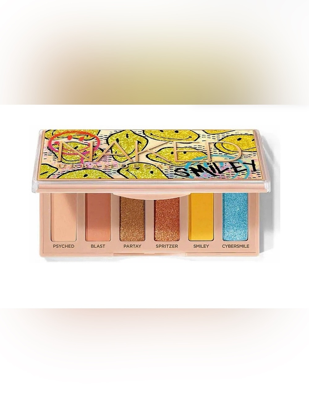 Urban Decay Yellow Smiley Graphic Eyeshadow Palette